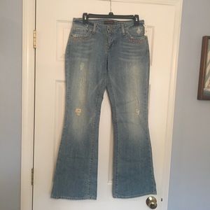 Aeropostale Medium Wash Flare Jeans